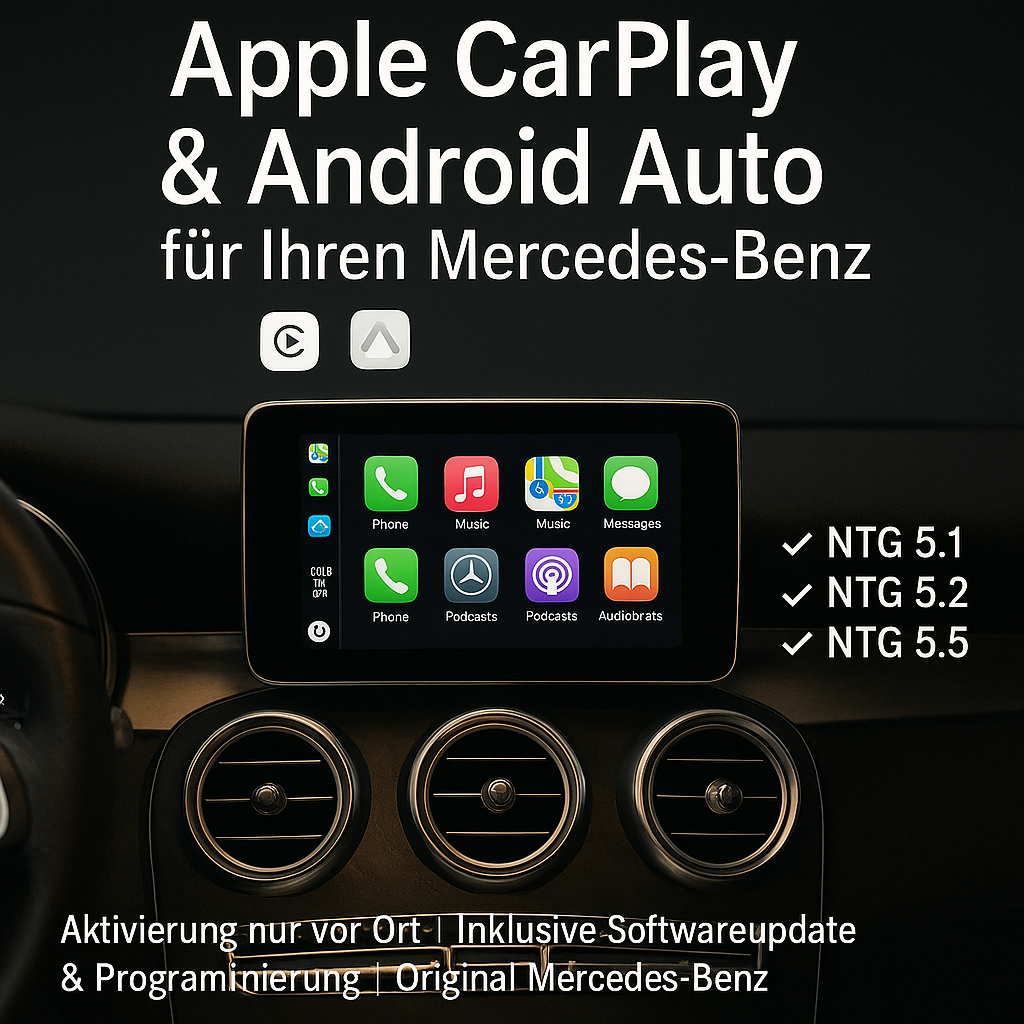 Aktivierung/Programmierung Apple Carplay / Android Auto NTG 5.1 / 5.2 / 5.5