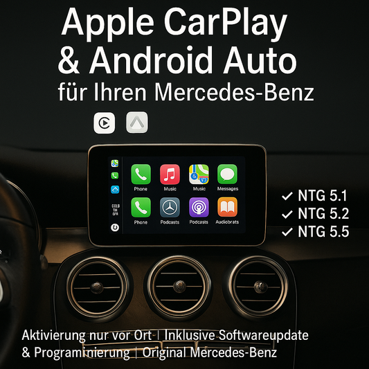 Aktivierung/Programmierung Apple Carplay / Android Auto NTG 5.1 / 5.2 / 5.5